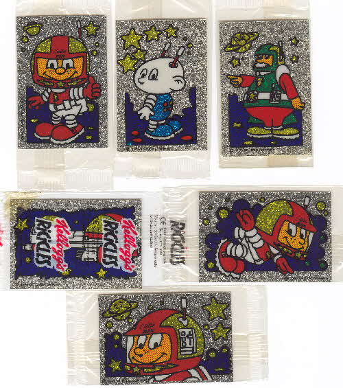 1990 Ricicles Capt.Rik Glitter stickers1