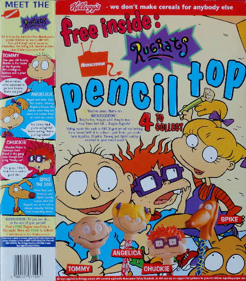 1995 Ricicles Rugrats Pencil Top1