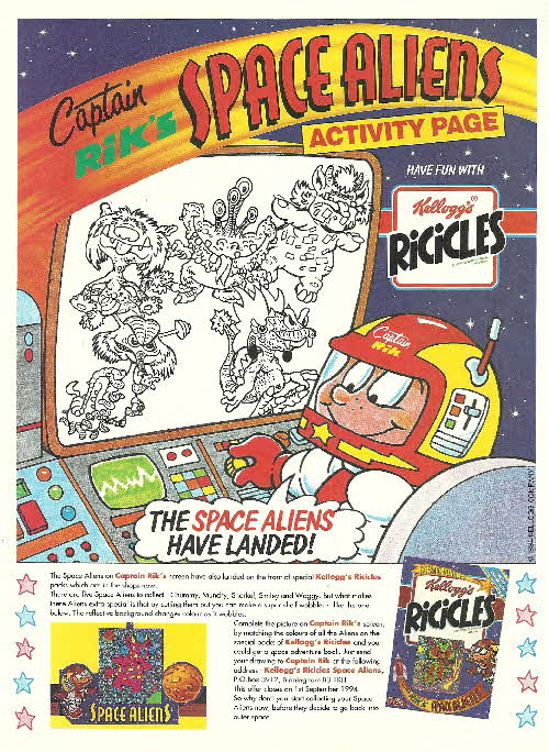 1994 Ricicles Space Aliens