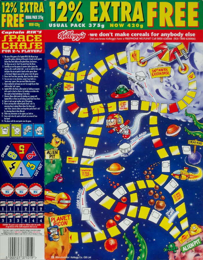 1995 Ricicles Space Chase Game (2)