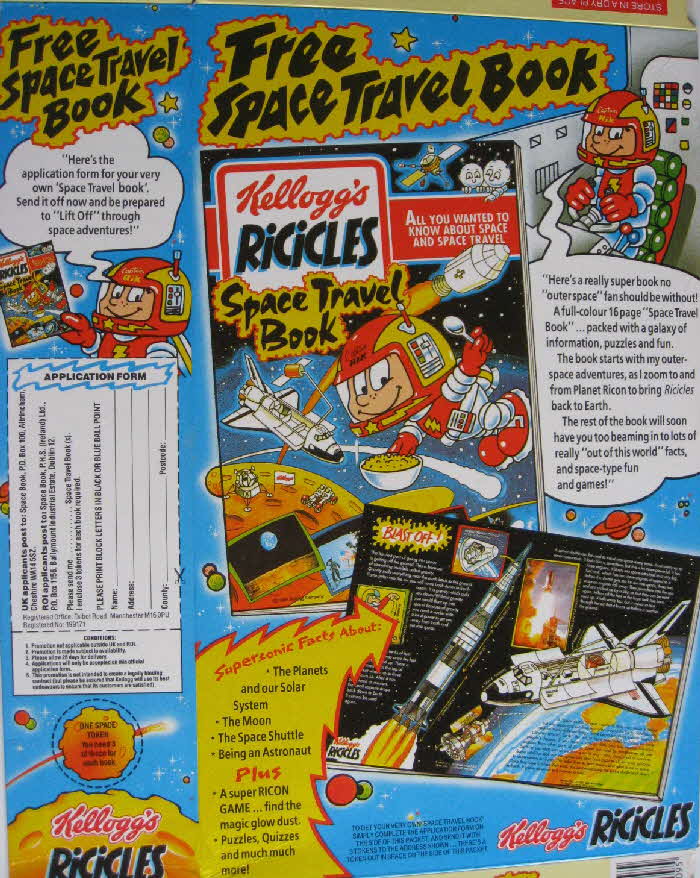 1991 Ricicles Space Travel Book