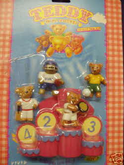 1996 Coco Pops Teddy in my Pocket teddy sports pack
