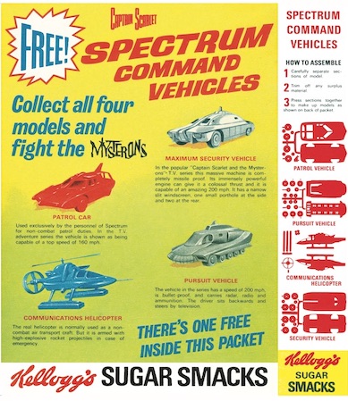 1968 Sugar Smacks Spectrum Command Models