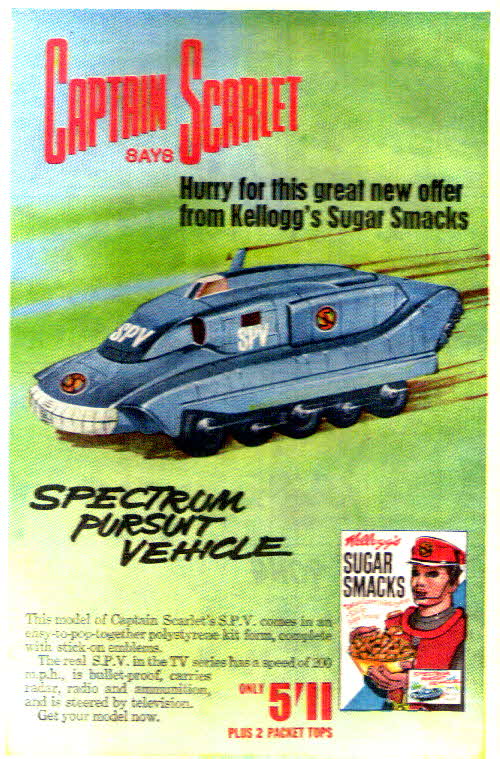 1968 Sugar Smacks SPV Send Away