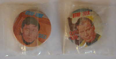 1969 Sugar Smacks Star Trek Badges - Mint