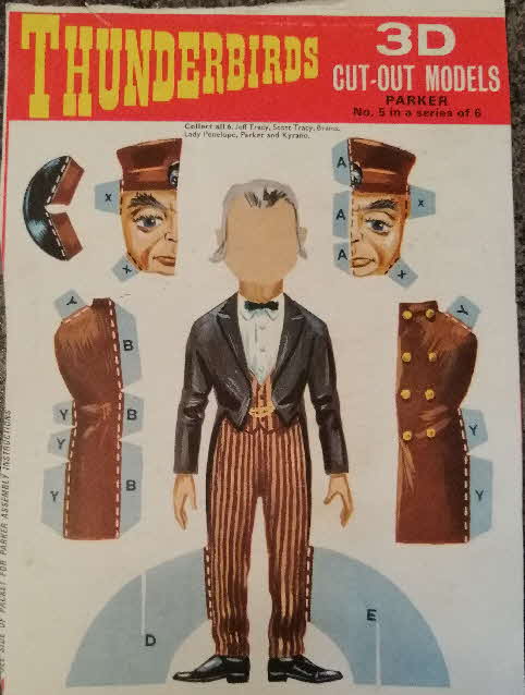 1966 Sugar Smacks Thunderbirds 3D Cut Outs (1)