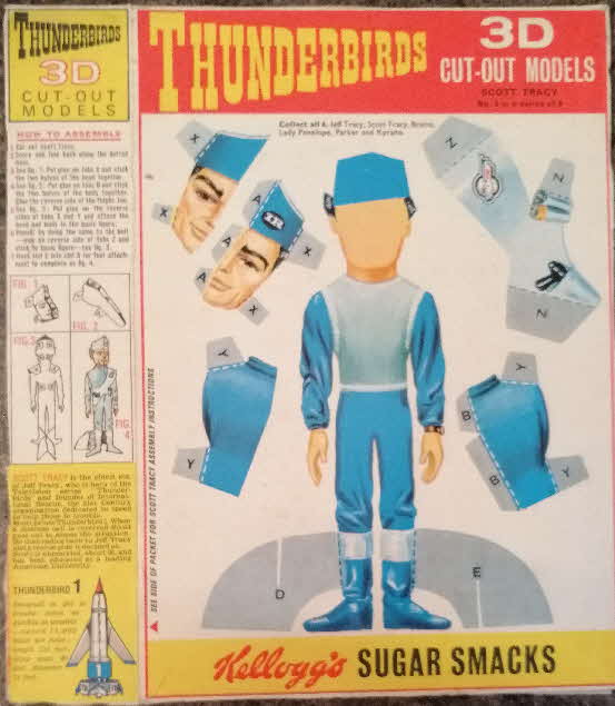 1966 Sugar Smacks Thunderbirds 3D Cut Outs (3)