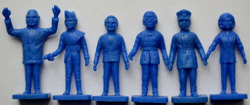 1966 Sugar Smacks Thunderbird Figures - Blue