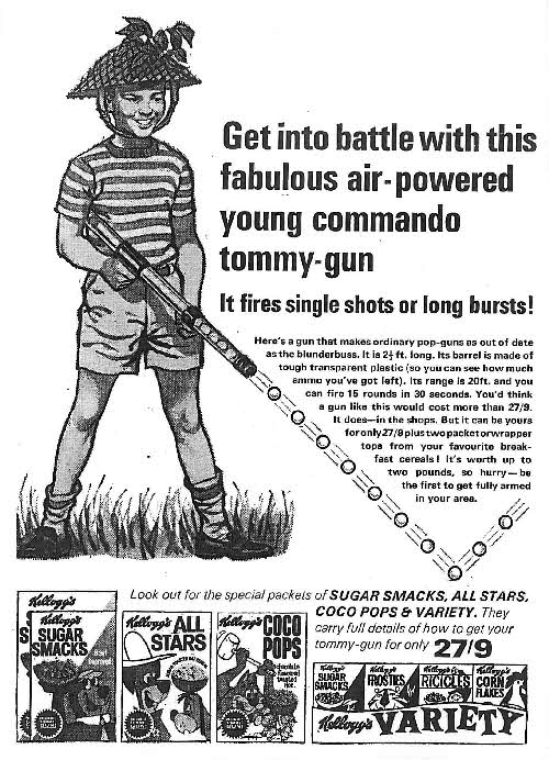 1965 Sugar Smacks Commando Tommy-Gun