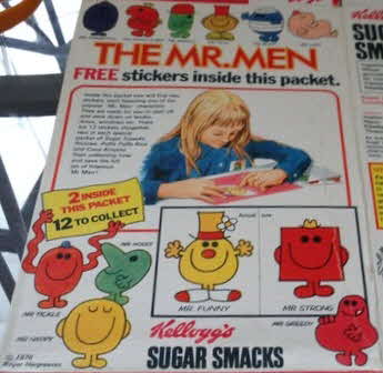 1976 Sugar Smacks Mr Men Stickers (betr) (1)