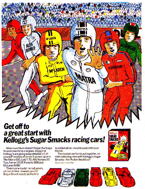 1973 Sugar Smacks Racing Car Model