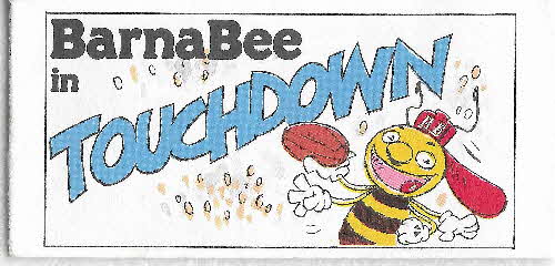 1987 Honey Smacks BarnaBee Book 4 Touchdown (1)