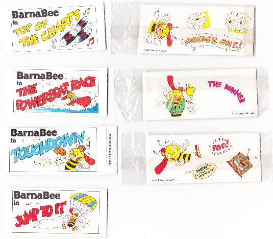 1987 Honey Smacks Barnabee stickers1