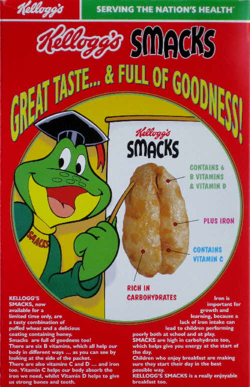 1998 Sugar Smacks Limited Edition back