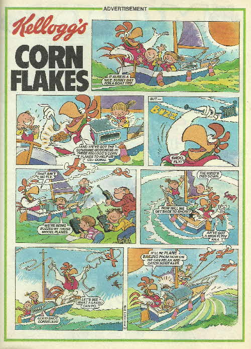 1996 Cornflakes Comic - Boating
