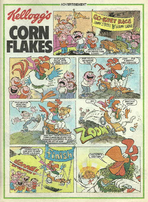 1996 Cornflakes Comic - Go Kart