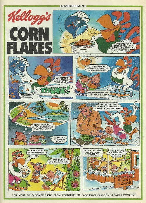 1996 Cornflakes Comic - Snow