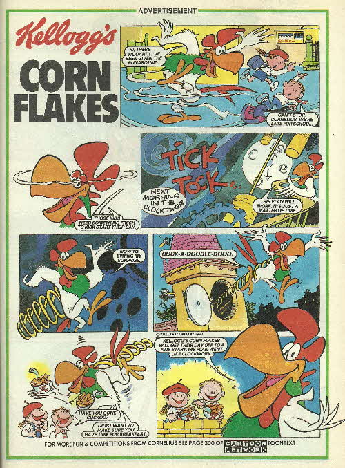 1997 Cornflakes Comic - Clock