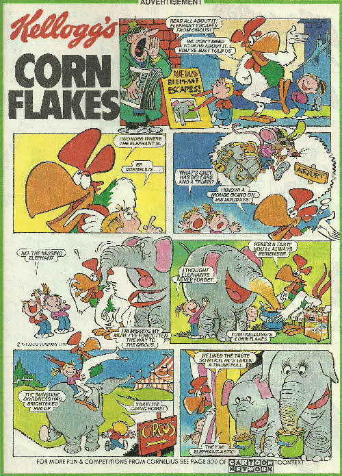 1997 Cornflakes Comic - Elephant