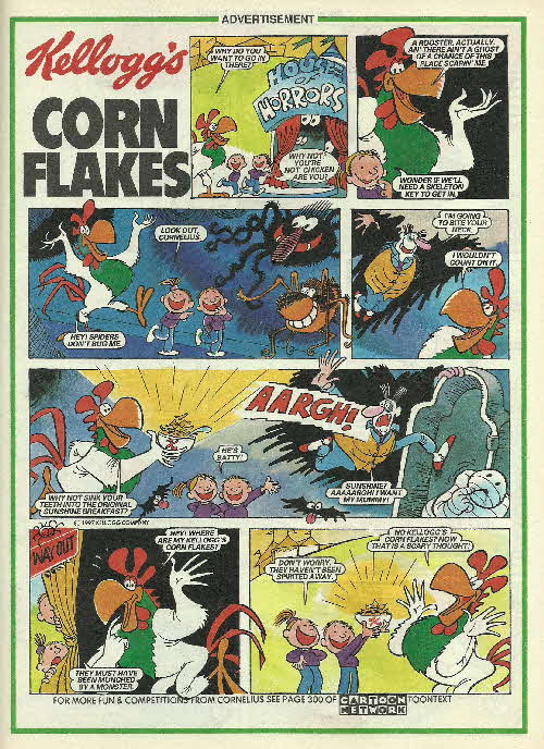 1997 Cornflakes Comic - House of Horrors