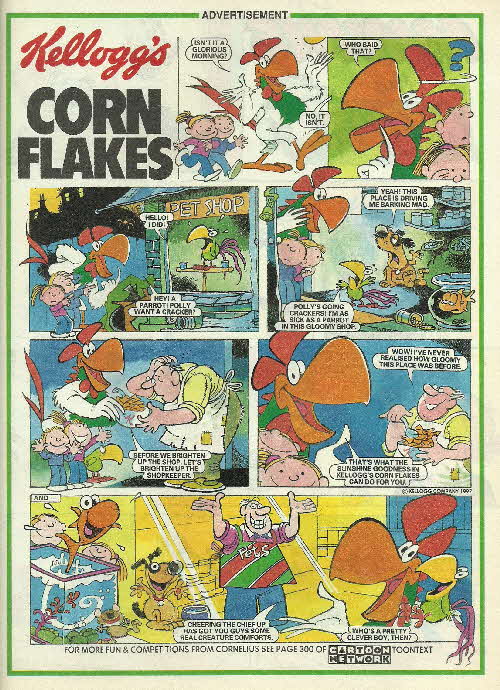 1997 Cornflakes Comic - Pet Shop