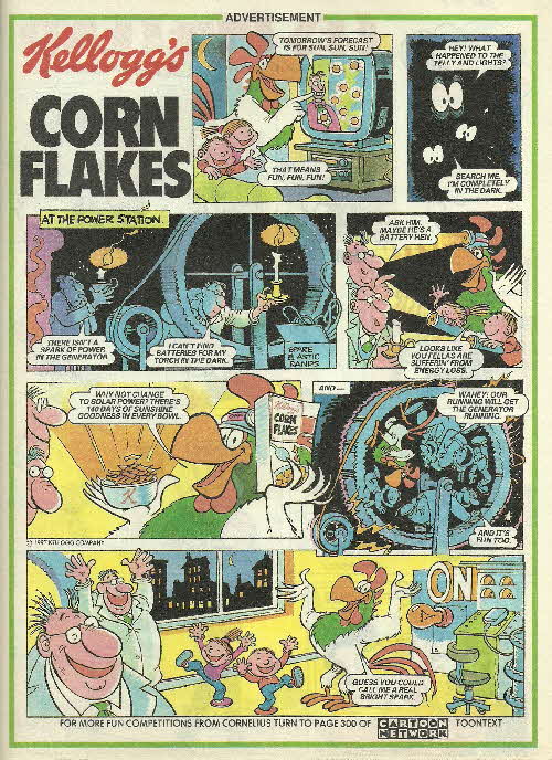 1997 Cornflakes Comic - Power Station