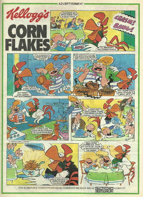 1997 Cornflakes Comic - Restaurant