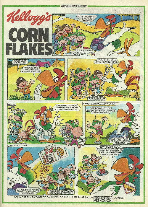 1997 Cornflakes Comic - Scouts & Guides Camping