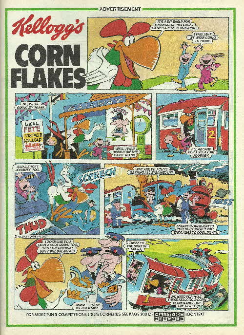 1997 Cornflakes Comic - Train