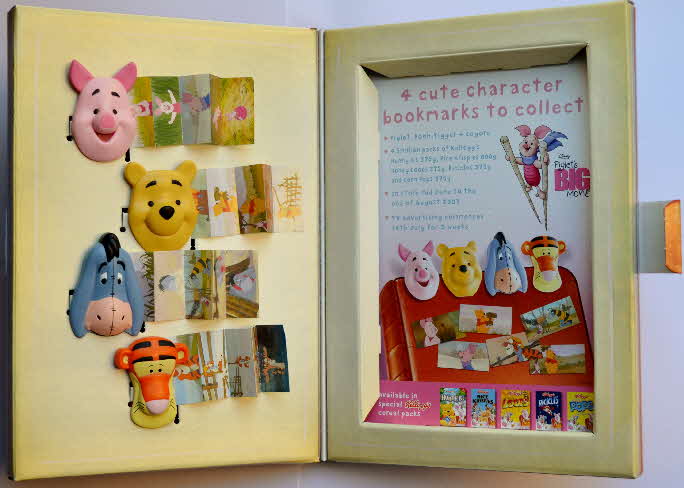 2003 Kelloggs Promotional Piglet the Movie Bookmarks (2)