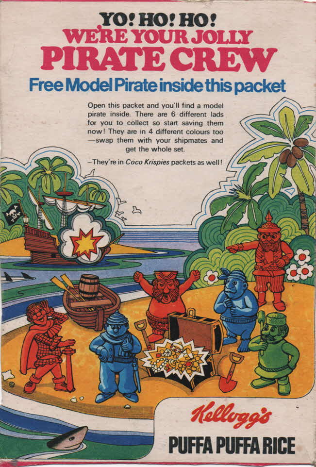 1974 Puffa Puffa Rice Model Pirates pkt