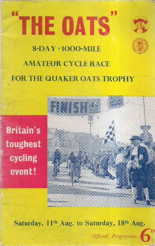 1956 Quaker Oats Cycle Race Programme
