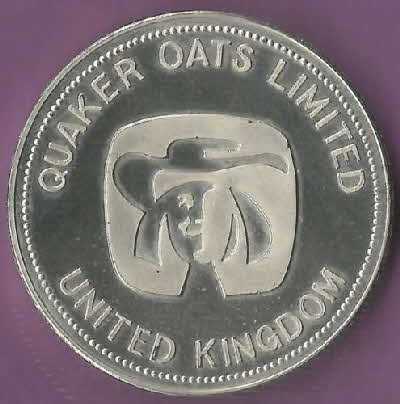 1982 Quaker Oats Commerative Medallion Prince Charles visit (1)