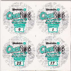 1995 Chex Pogs Milk Caps series 2 back