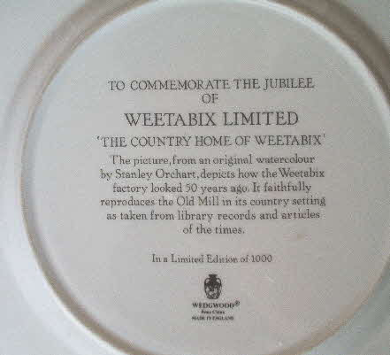 1986 50th Anniversary Wedgewood Ltd Edition plate (2)