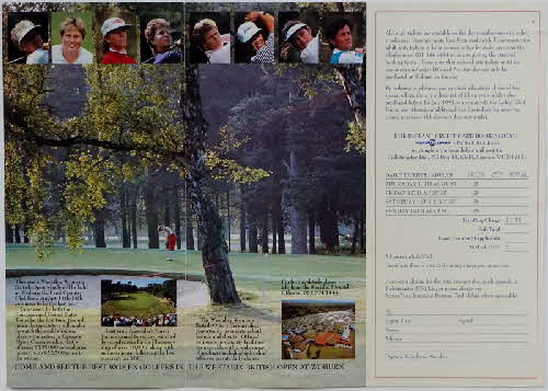 1994 Weetabix Golf Open Leaflet (1)