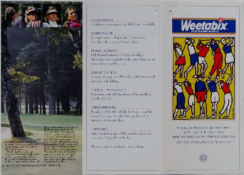 1994 Weetabix Golf Open Leaflet (2)
