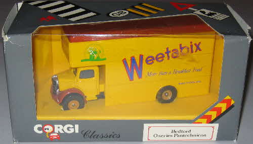 1986 Weetabix Corgi Classics Bedford Oseries Pantechnicon Lorry