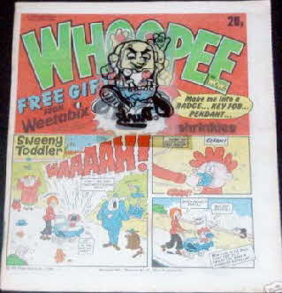 1984 Weetabix Shrinkee Dunk Whoopee Comic (betr)