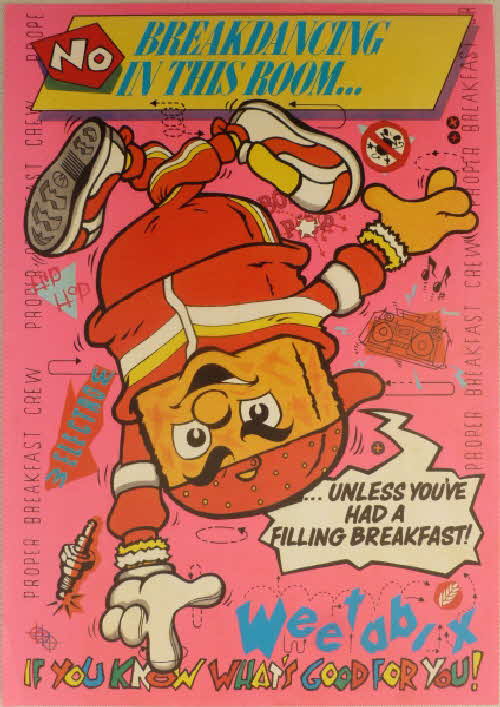 1985 Weetabix Weetagang Poster Victor comic