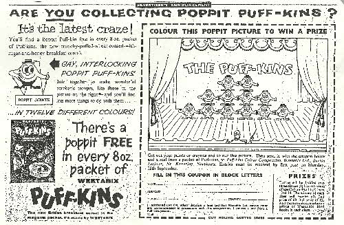 1959 Puff-kins Poppits