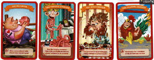 2012 Ready Brek Forfeit Cards 1-4