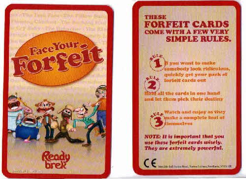 2012 Ready Brek Forfeit Cards1