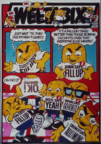 1985 Weetabix Weetagang T Shirt Ad