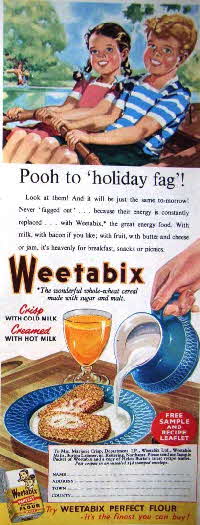 1955 Weetabix rowing ad