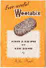 1950s Weetabix recipe booklet 6 small