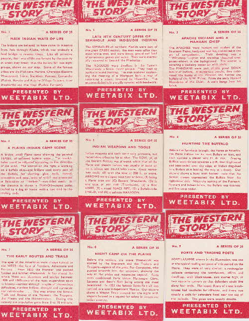 1959 Weetabix Western Story reverse (1)