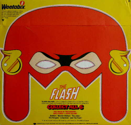 1980 Weetabix Batman Face Mask Flash