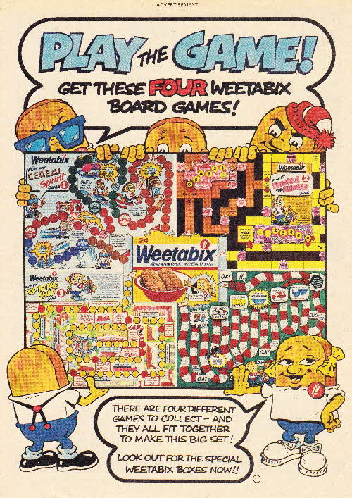 1983 Weetabix Board games1