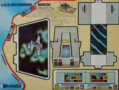 1980 Weetabix Star Trek Action Cards USS Enterprise Bridge (2)